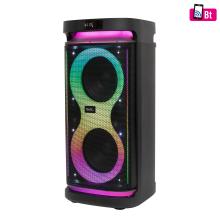 PAR2400BT - SAL PAR2400BT party hangdoboz, 160 Watt, beépített akkumulátor és LED fény, Bluetooth, USB/microSD zenelejátszás, gitár és mikrofon bemenetek, 2-utas, 3 hangszóró